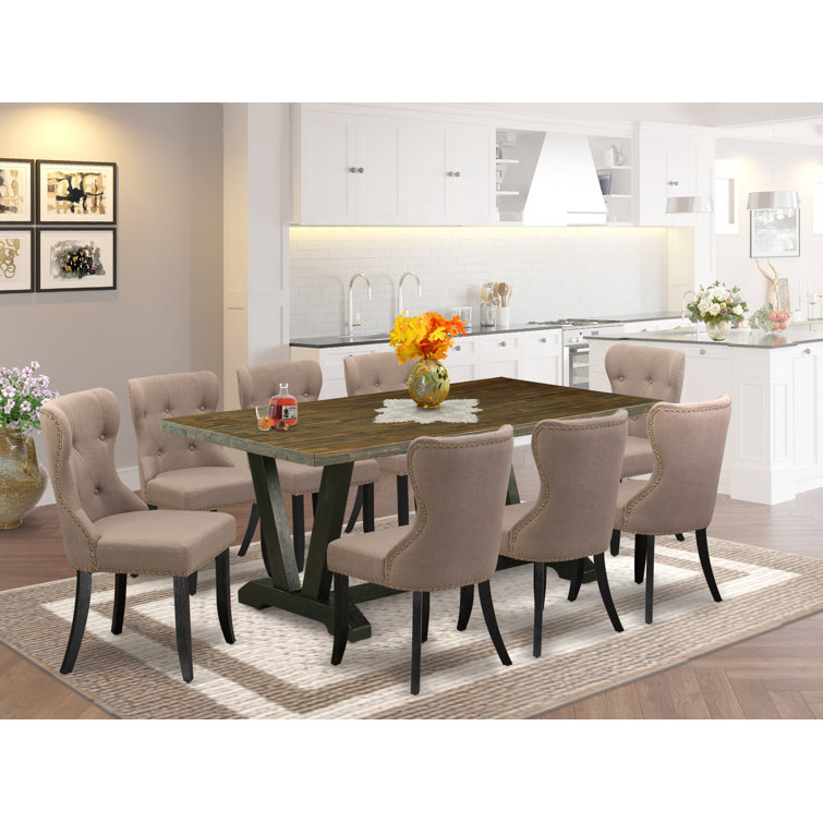 Townley 9 piece hotsell dining set with cushions